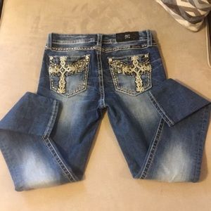 Miss Me Hailey Skinny Jeans w/ Cross and Wings